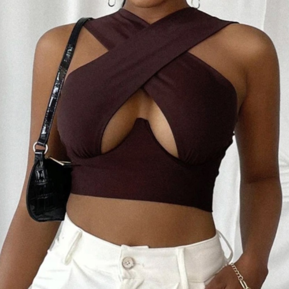 Cross Wrap Crop Small